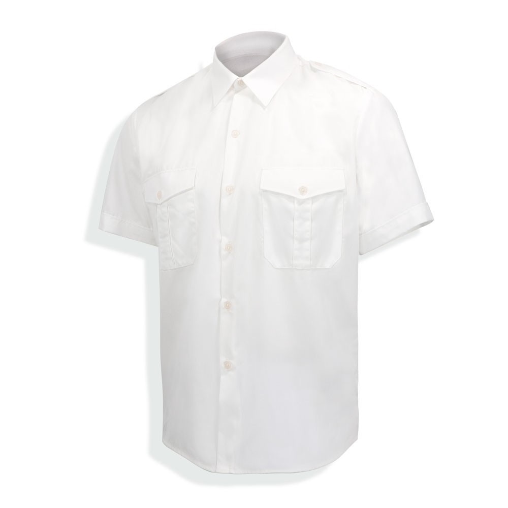 Nanibon Fuzzi White Linen Short Sleeve Safari Shirt Size L